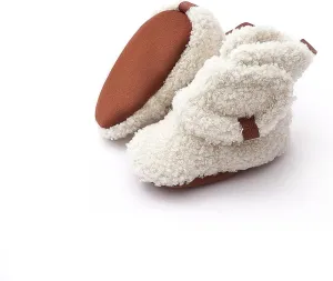 goumikids 12-18m Alabaster Sherpa Boots with Gripper