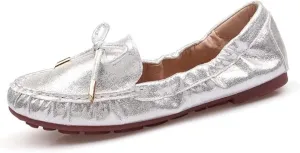 Hee grand Women's Slip On Loafers Soft Foldable Round Toe Ballet Flats