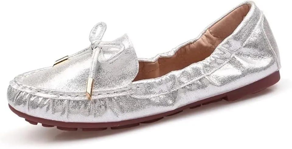 Hee grand Women's Slip On Loafers Soft Foldable Round Toe Ballet Flats