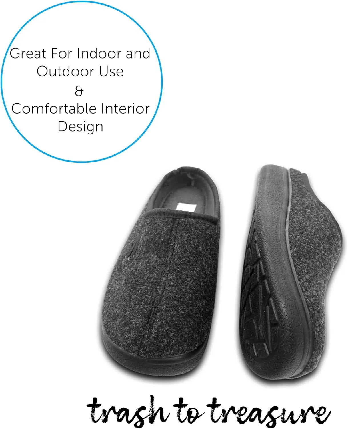 I Bottle Men's recycled comfortable, soft, indoor outdoor sandals