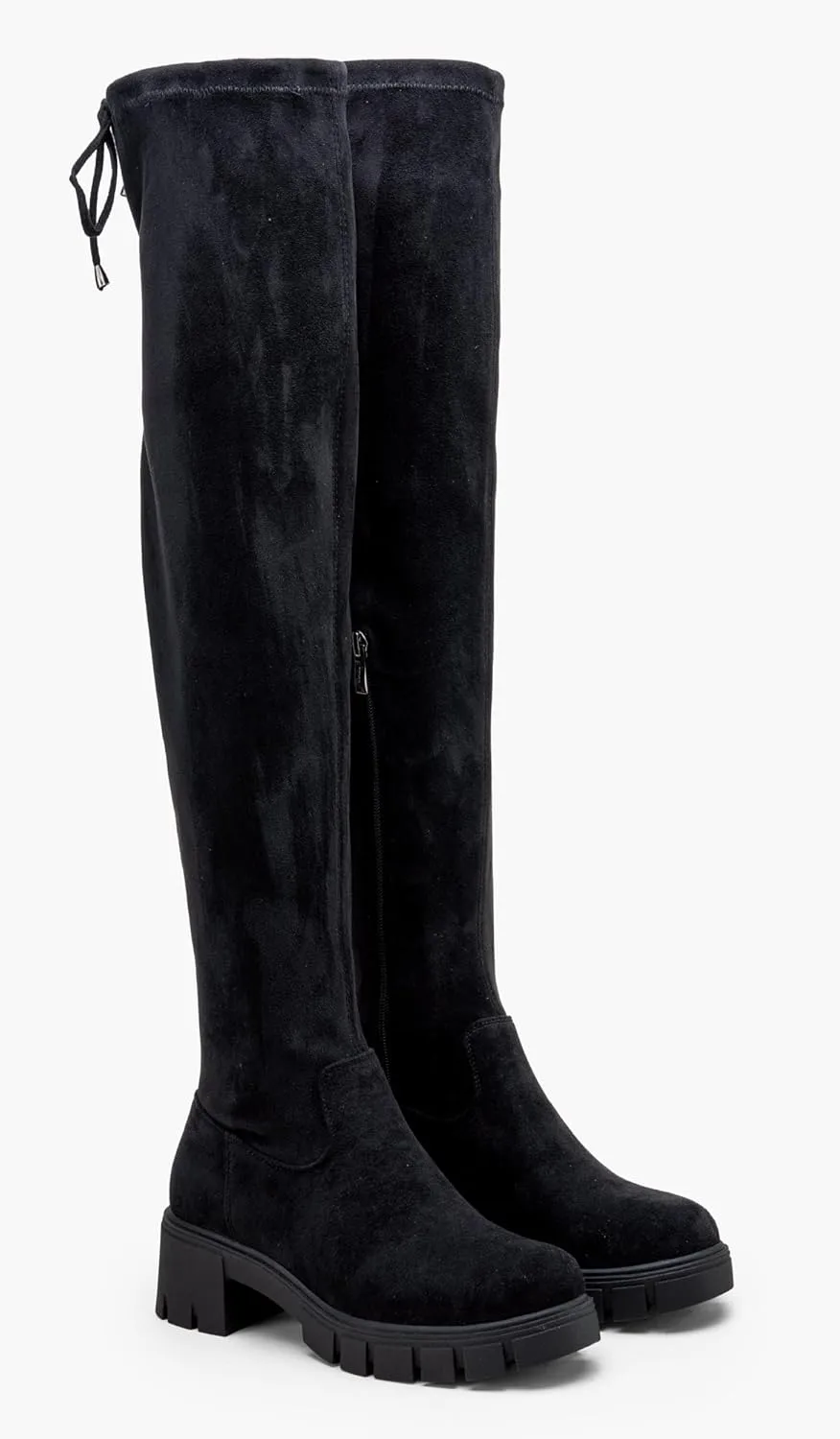 Jeossy Women's 990 Over The Knee High Boots Platform Thigh High Round Toe Long Boots