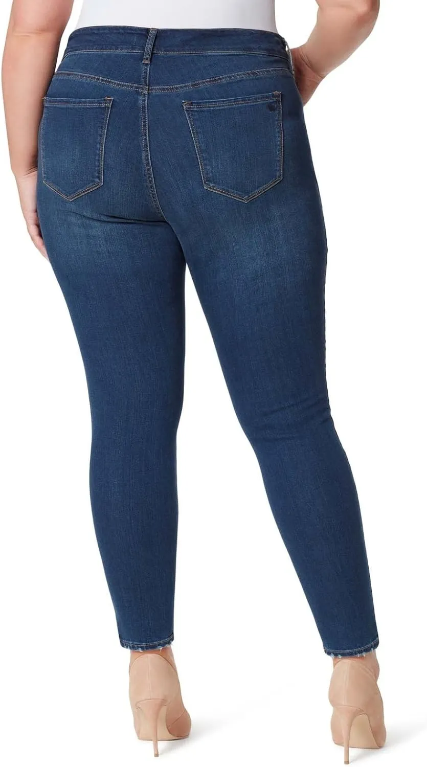 Jessica Simpson Women's Adored Curvy High Rise Ankle Skinny Jean