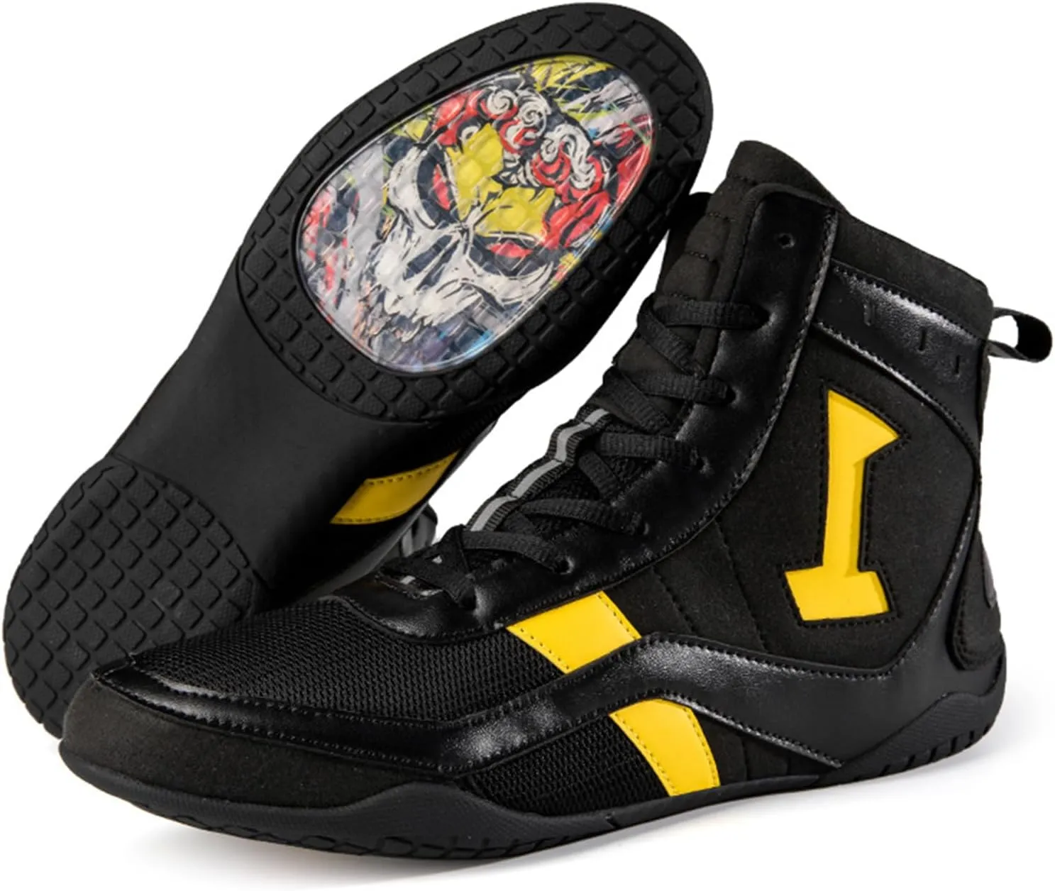 JiuQing Wrestling Shoes Men Women Barefoot Indoor Fitness Training Boots Lightweight Boxing Weightlifting Sport Boots