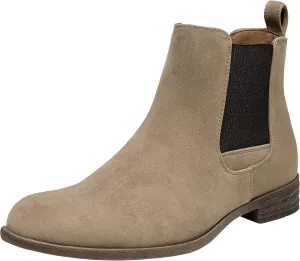 Jousen Men's Chelsea Boots Lightweight Casual Chukka Ankle Boots Classic Elastic Dress Boots For Men