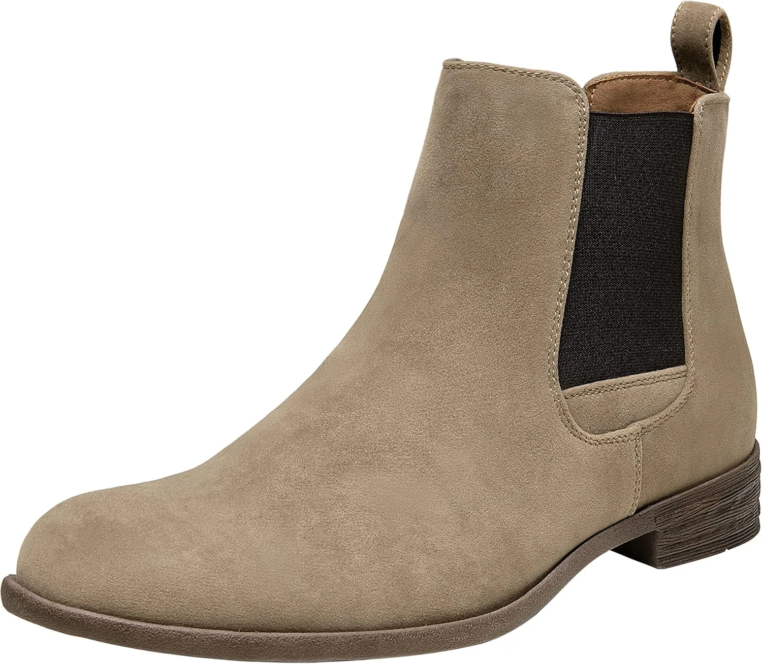 Jousen Men's Chelsea Boots Lightweight Casual Chukka Ankle Boots Classic Elastic Dress Boots For Men