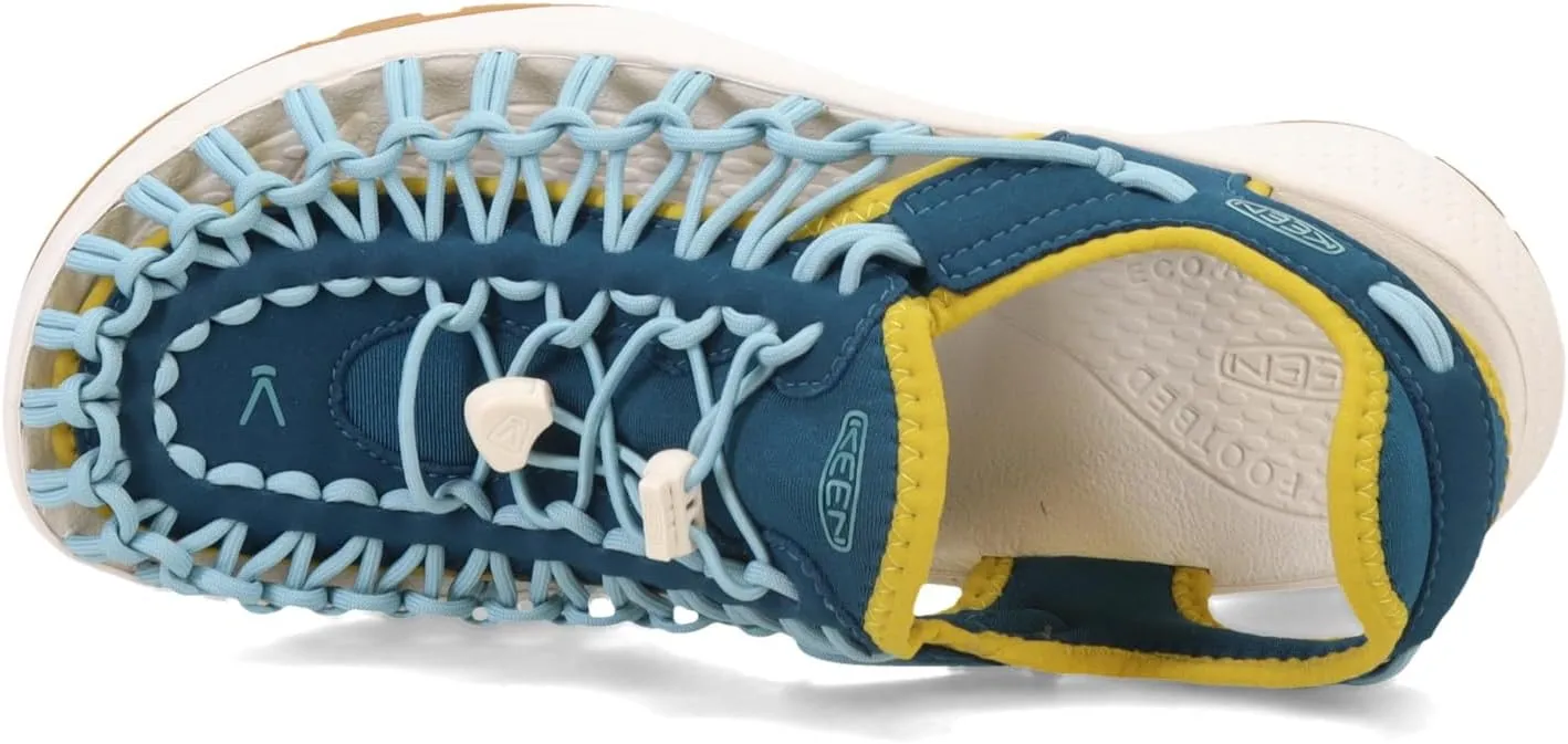 KEEN Women's Uneek Astoria Breathable Lifted Heel Two Cord Casual Water Sandals