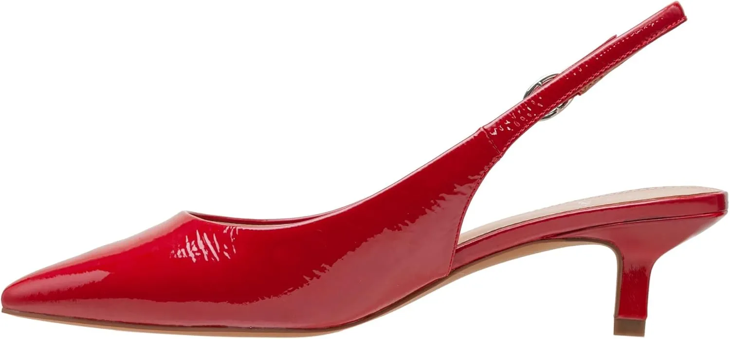 Linea Paolo - CECIL - Womens Low Kitten Heel Slingback Pumps