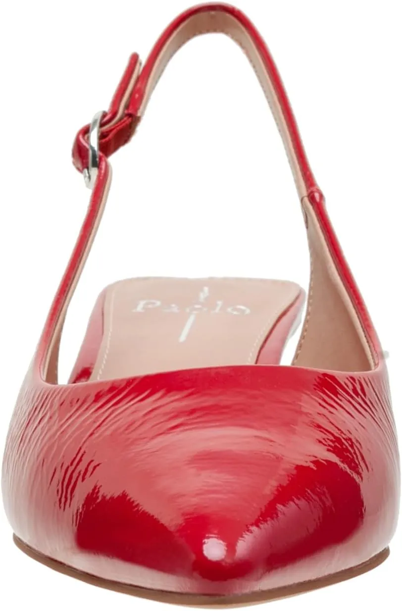 Linea Paolo - CECIL - Womens Low Kitten Heel Slingback Pumps