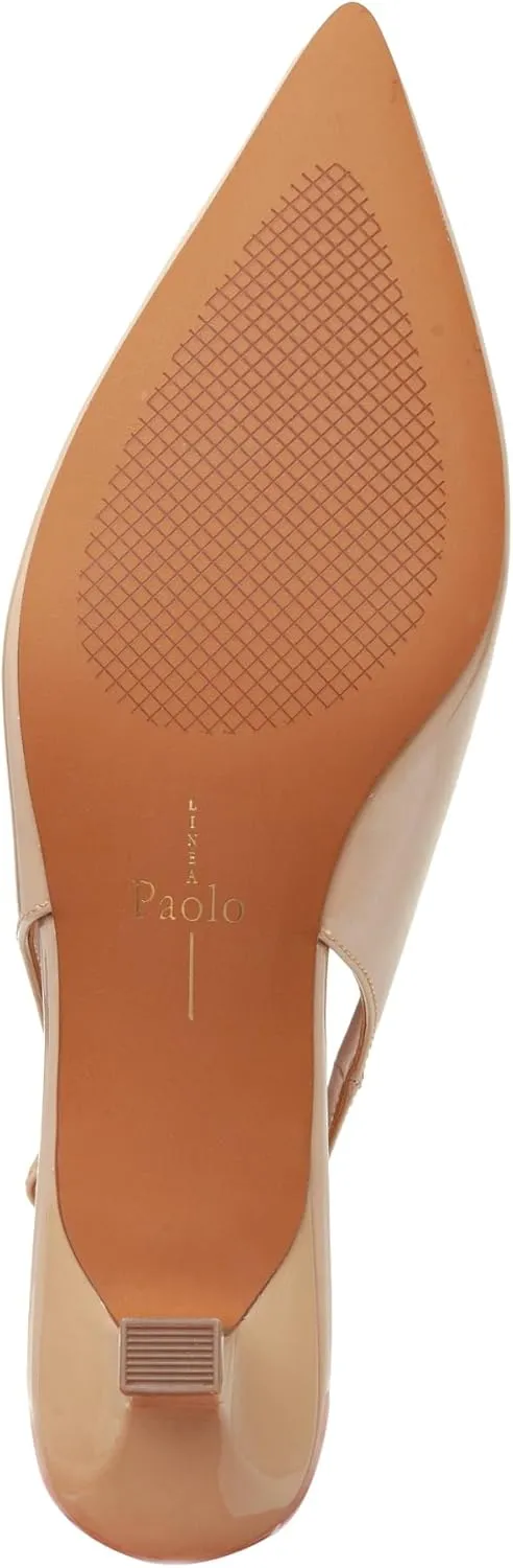 Linea Paolo - CECIL - Womens Low Kitten Heel Slingback Pumps