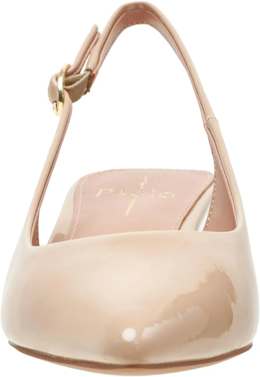 Linea Paolo - CECIL - Womens Low Kitten Heel Slingback Pumps