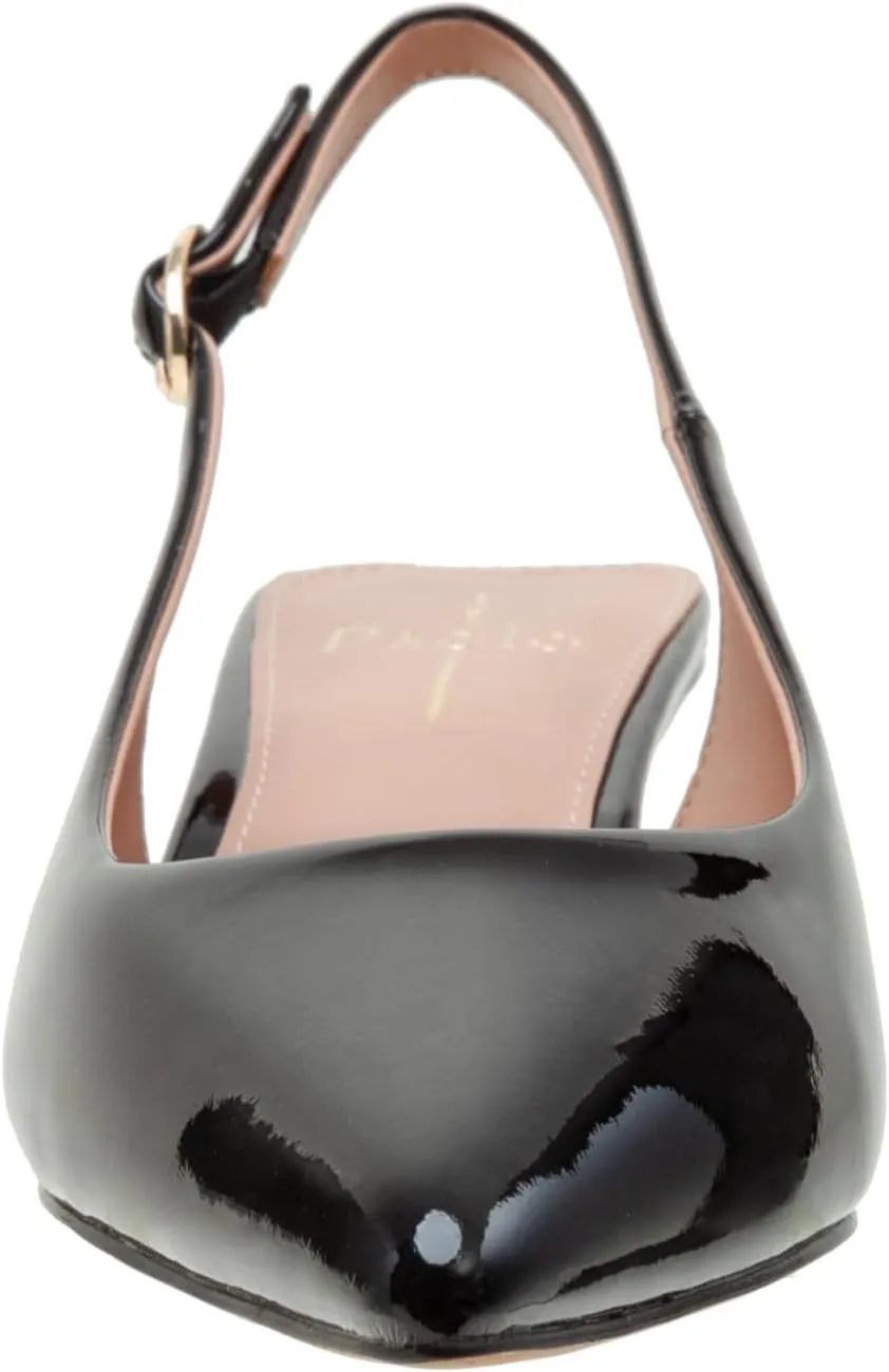 Linea Paolo - CECIL - Womens Low Kitten Heel Slingback Pumps