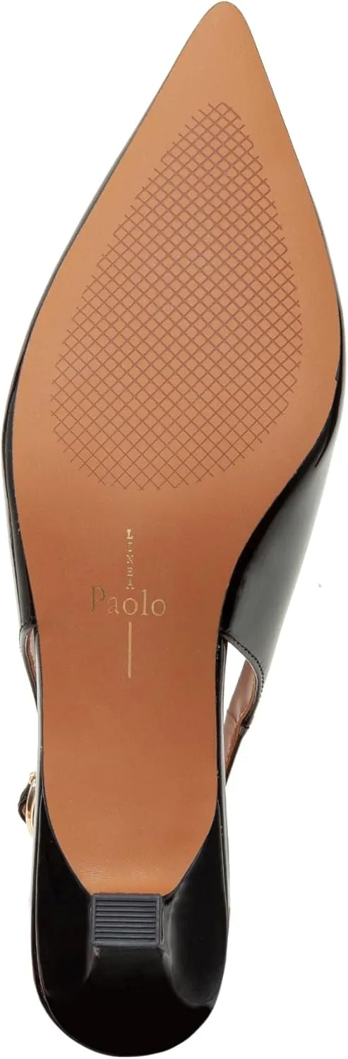 Linea Paolo - CECIL - Womens Low Kitten Heel Slingback Pumps
