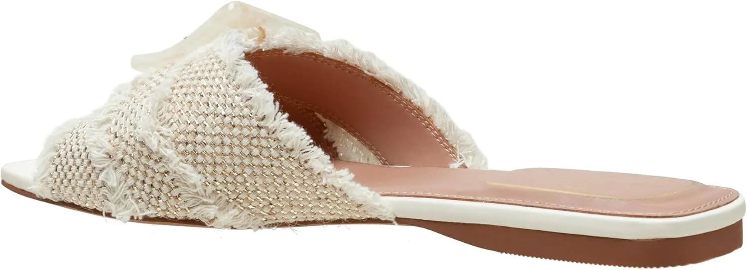 Linea Paolo - LOTTIE - Womens Frayed Fabric Cross Band Fashion Sandals