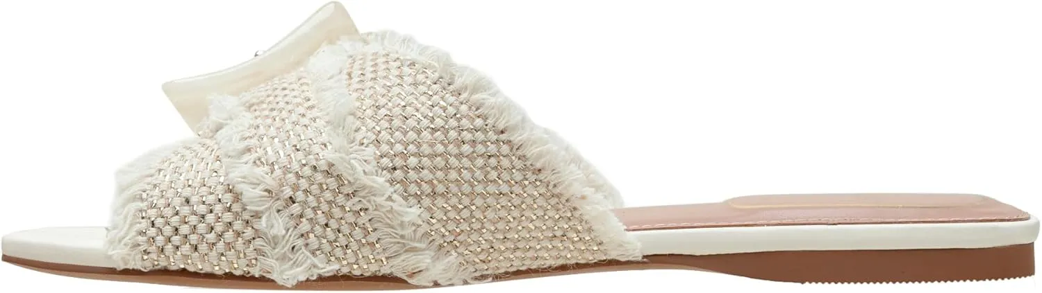 Linea Paolo - LOTTIE - Womens Frayed Fabric Cross Band Fashion Sandals