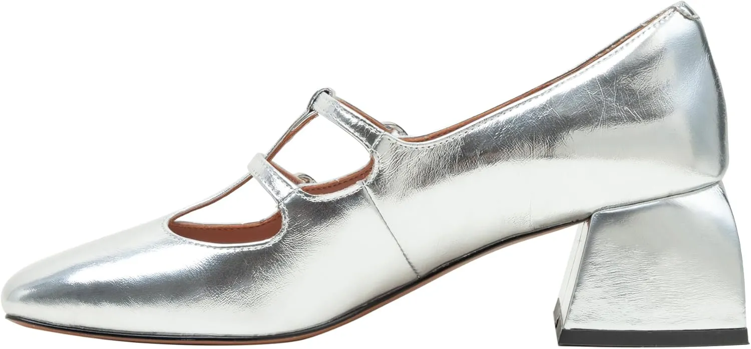 Linea Paolo - Maurice - Womens Double Mary Jane T-Strap Pumps