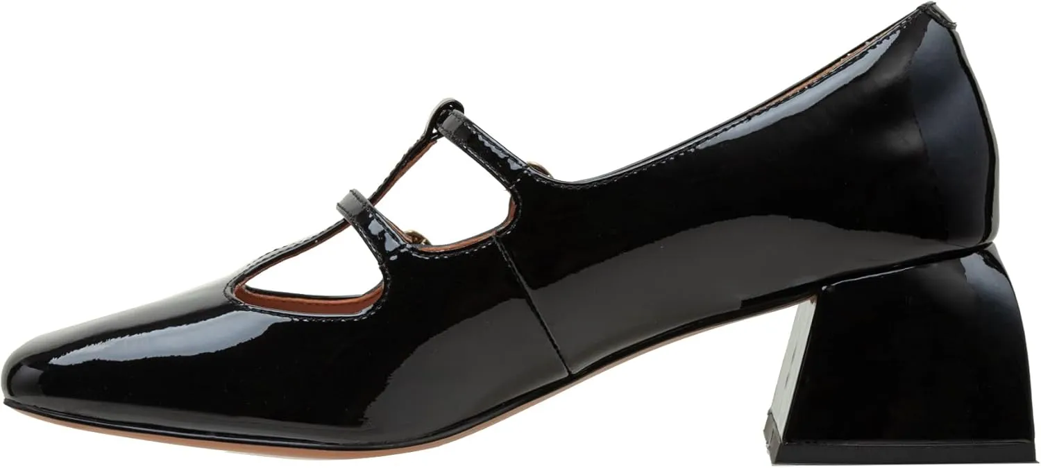 Linea Paolo - Maurice - Womens Double Mary Jane T-Strap Pumps