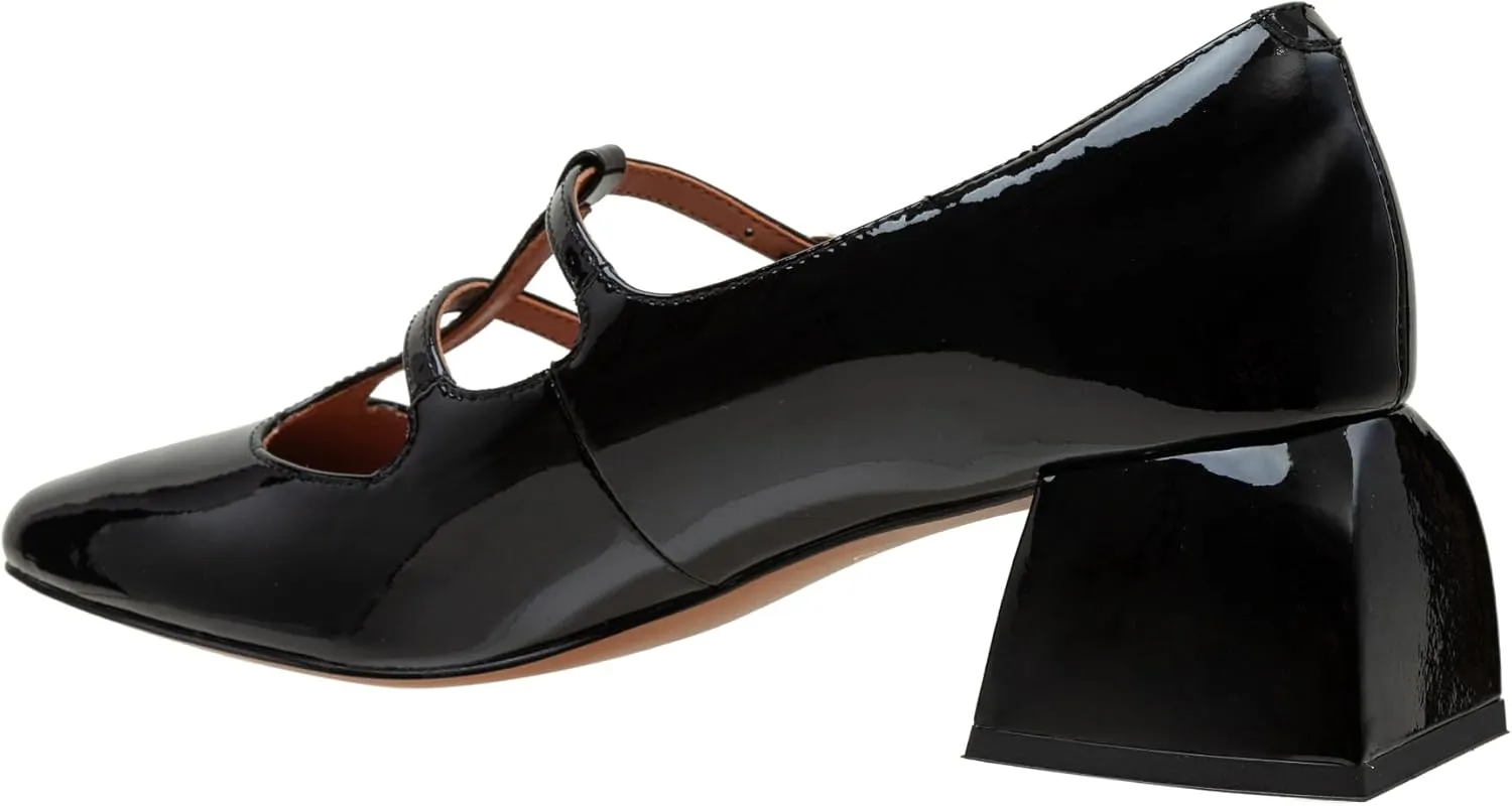 Linea Paolo - Maurice - Womens Double Mary Jane T-Strap Pumps