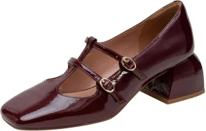 Linea Paolo - Maurice - Womens Double Mary Jane T-Strap Pumps