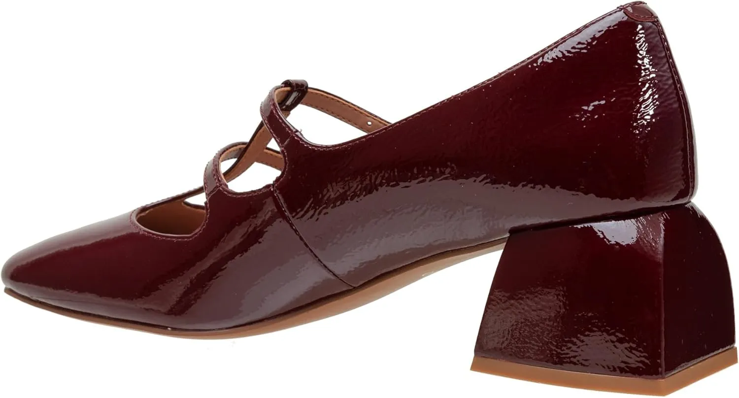 Linea Paolo - Maurice - Womens Double Mary Jane T-Strap Pumps