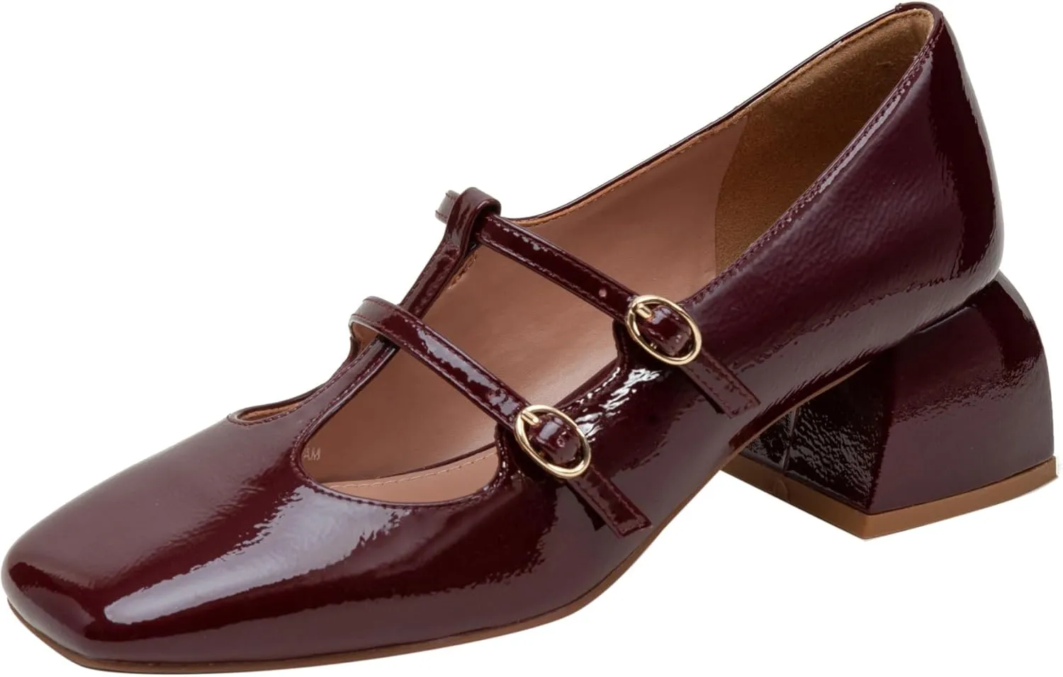 Linea Paolo - Maurice - Womens Double Mary Jane T-Strap Pumps