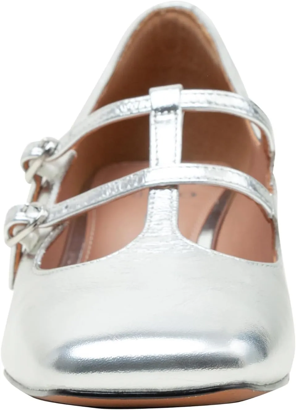 Linea Paolo - Maurice - Womens Double Mary Jane T-Strap Pumps