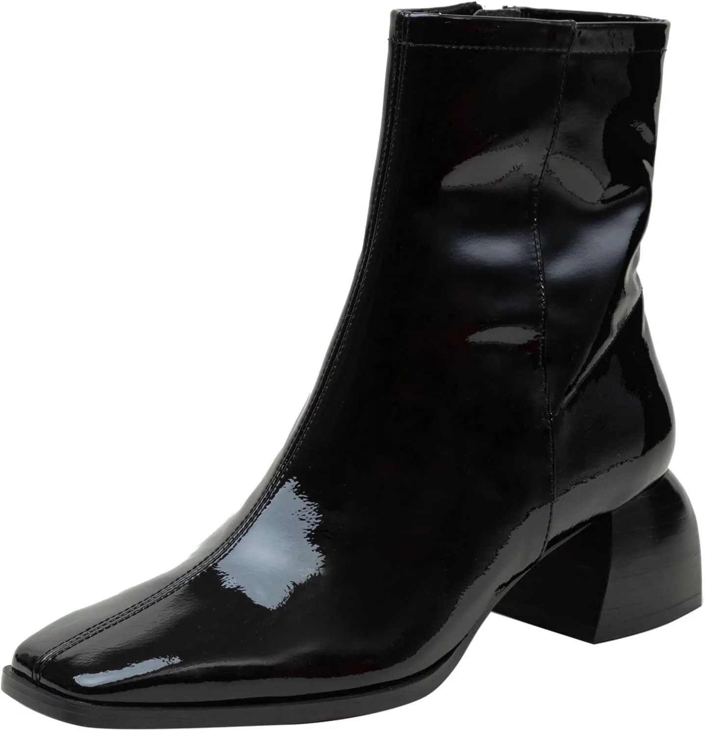 Linea Paolo - SAYLOR - Womens Block Heel Leather Ankle Boots