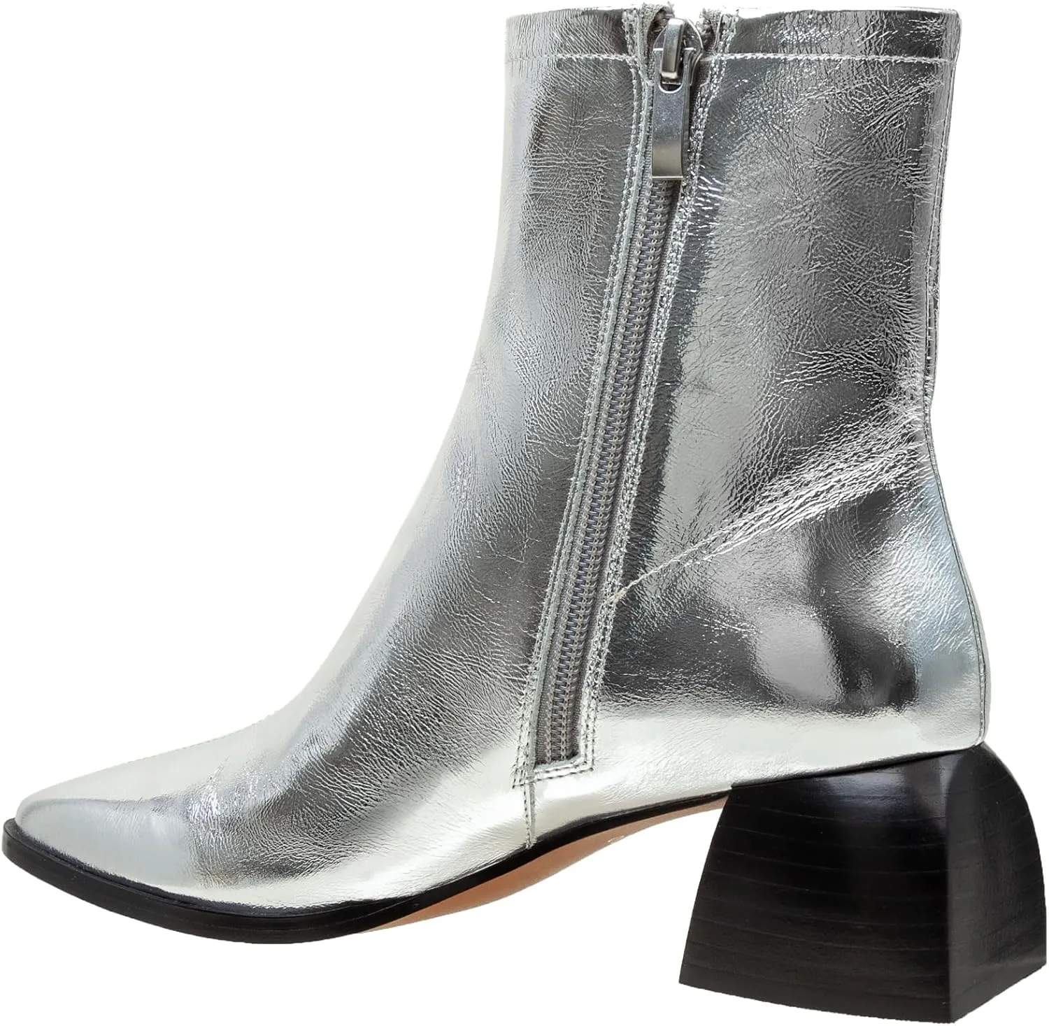 Linea Paolo - SAYLOR - Womens Block Heel Leather Ankle Boots