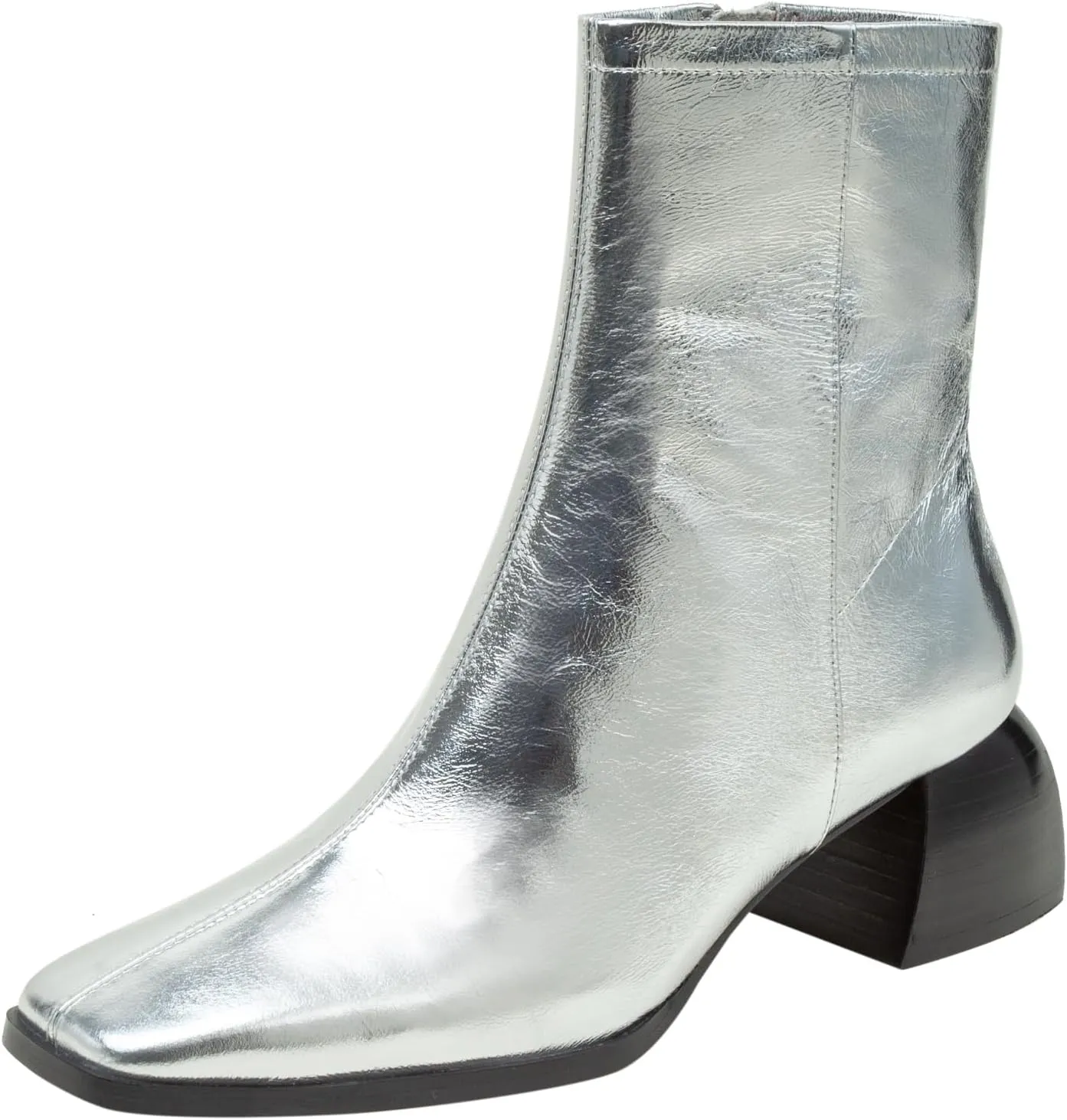 Linea Paolo - SAYLOR - Womens Block Heel Leather Ankle Boots