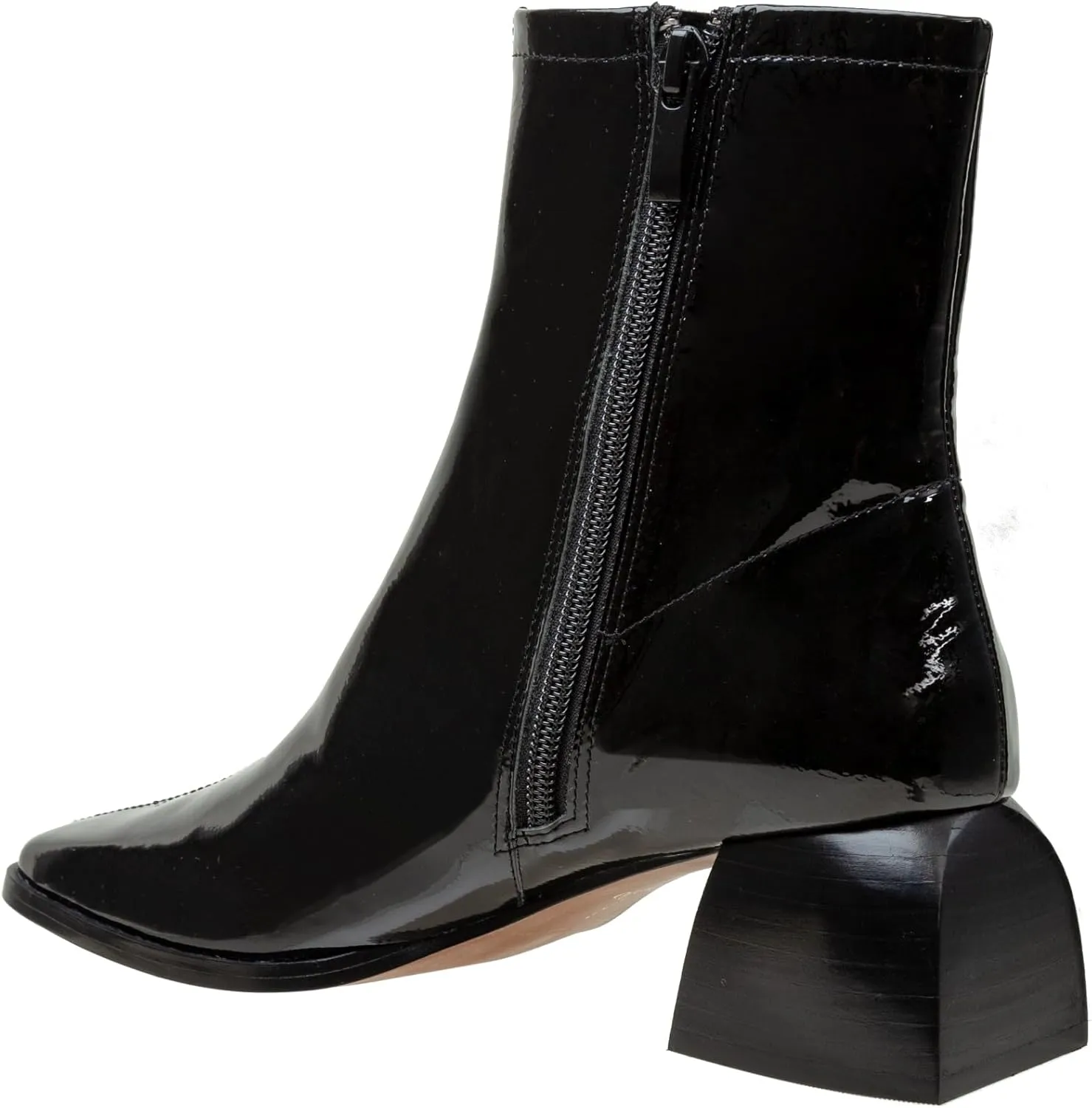 Linea Paolo - SAYLOR - Womens Block Heel Leather Ankle Boots