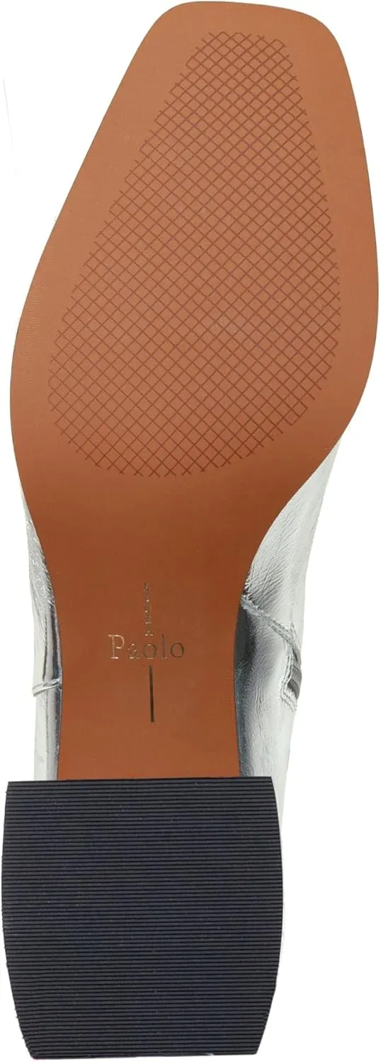 Linea Paolo - SAYLOR - Womens Block Heel Leather Ankle Boots