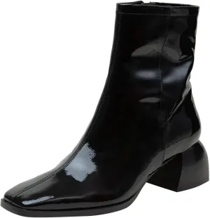 Linea Paolo - SAYLOR - Womens Block Heel Leather Ankle Boots
