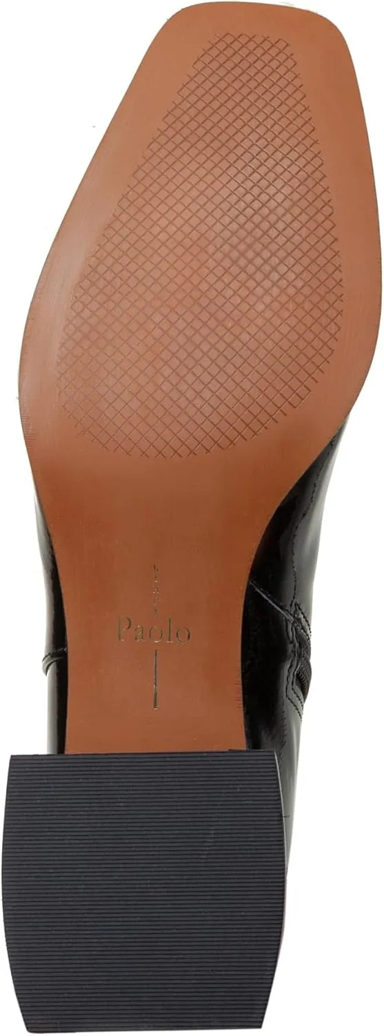 Linea Paolo - SAYLOR - Womens Block Heel Leather Ankle Boots