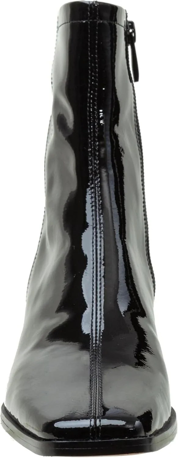 Linea Paolo - SAYLOR - Womens Block Heel Leather Ankle Boots