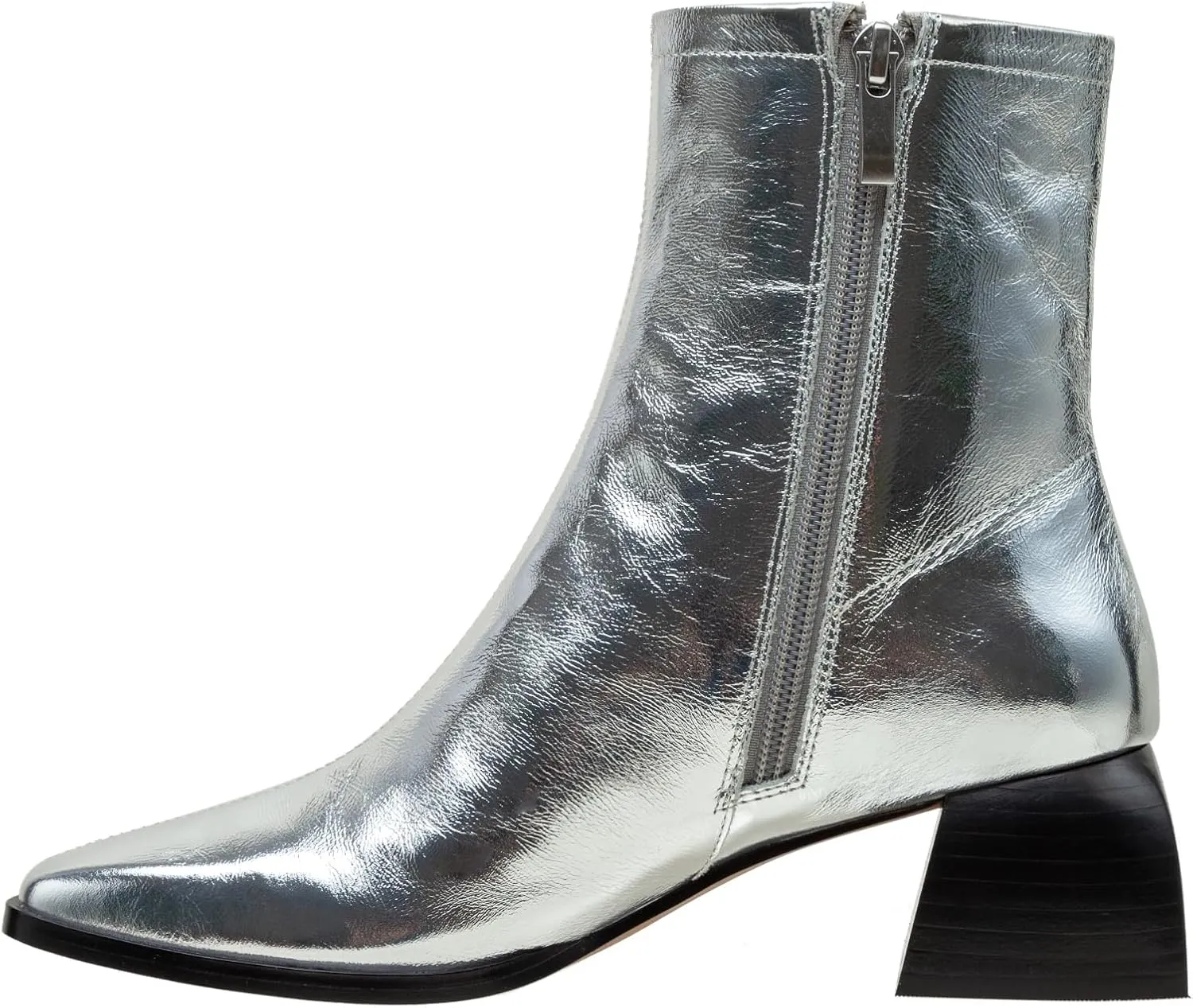 Linea Paolo - SAYLOR - Womens Block Heel Leather Ankle Boots