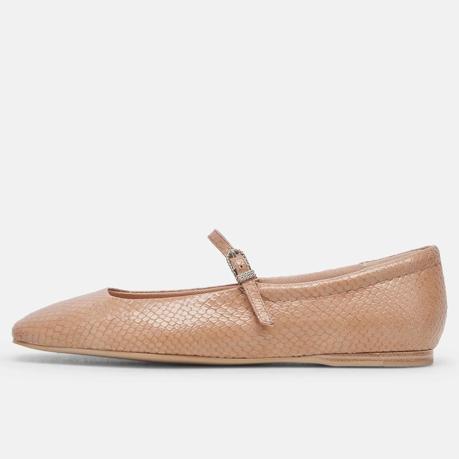 Mary Jane Ballet Flats for Women Casual Square Toe Slip On Flats Comfortable Ankle Buckle Strap Ballerina Shoes