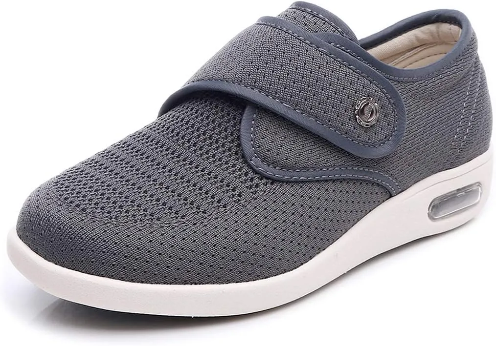 Mei MACLEOD Women's Wide Width Walking Shoes with Memory Foam Air Cushion Casual Sneakers Outdoor