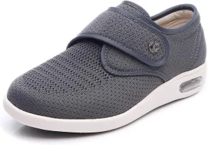 Mei MACLEOD Women's Wide Width Walking Shoes with Memory Foam Air Cushion Casual Sneakers Outdoor