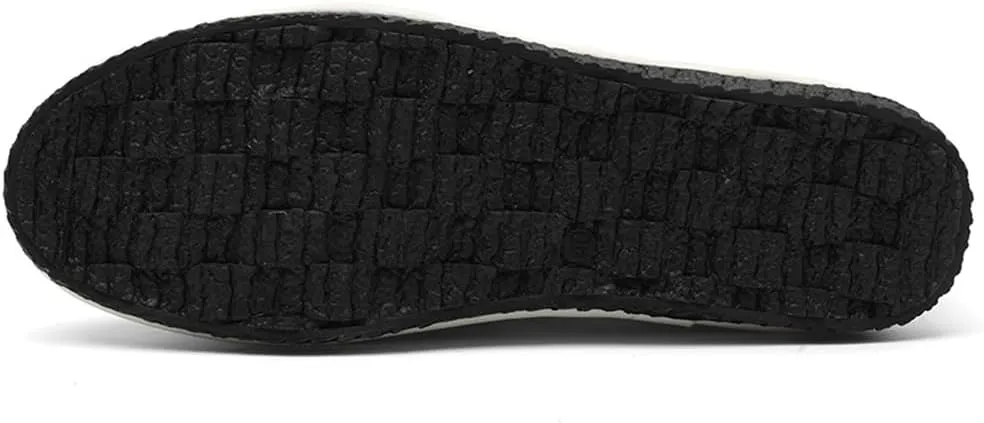 Men's Casual Shoes Slip on Loafers Soft Comfortable Flats Shoes Breathable Walking Driving Shoes
