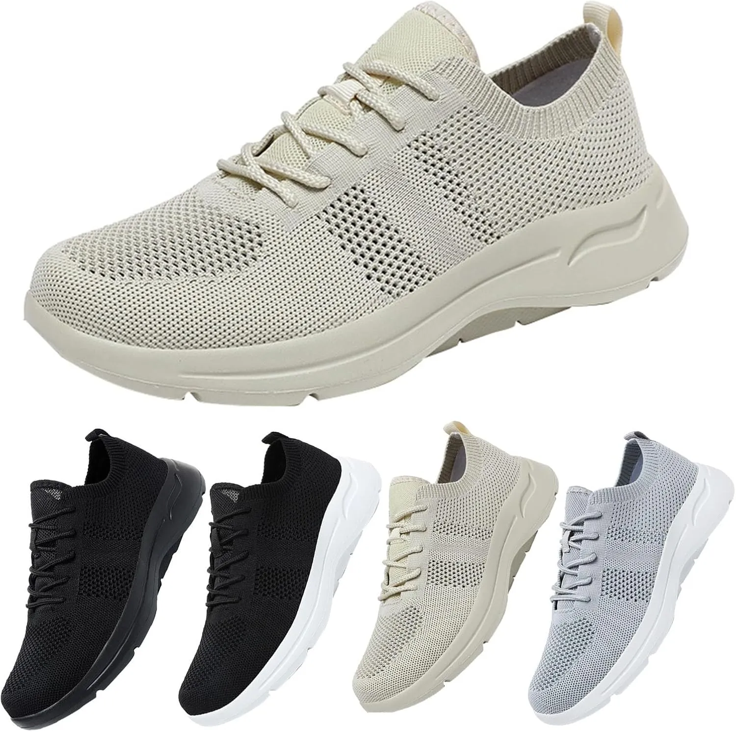 Mens Oxfords Lace-Up Lightweight Casual Walking Shoes Running Shoes for Women Wide White Casual Shoes Casual Sneakers Brown Tennis Shoe Loafers Dress Shoe