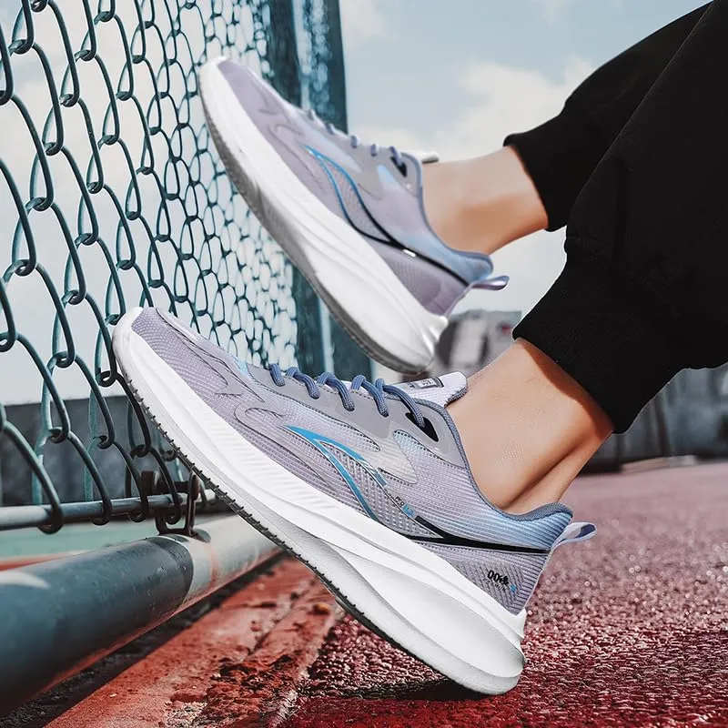 Men's Running Shoes, Non Slip, Breathable, Lightweight Fashion Sneakers, Slip Resistant Athletic Sports Walking Gym Work Shoes