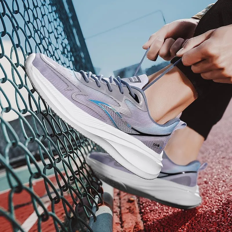 Men's Running Shoes, Non Slip, Breathable, Lightweight Fashion Sneakers, Slip Resistant Athletic Sports Walking Gym Work Shoes