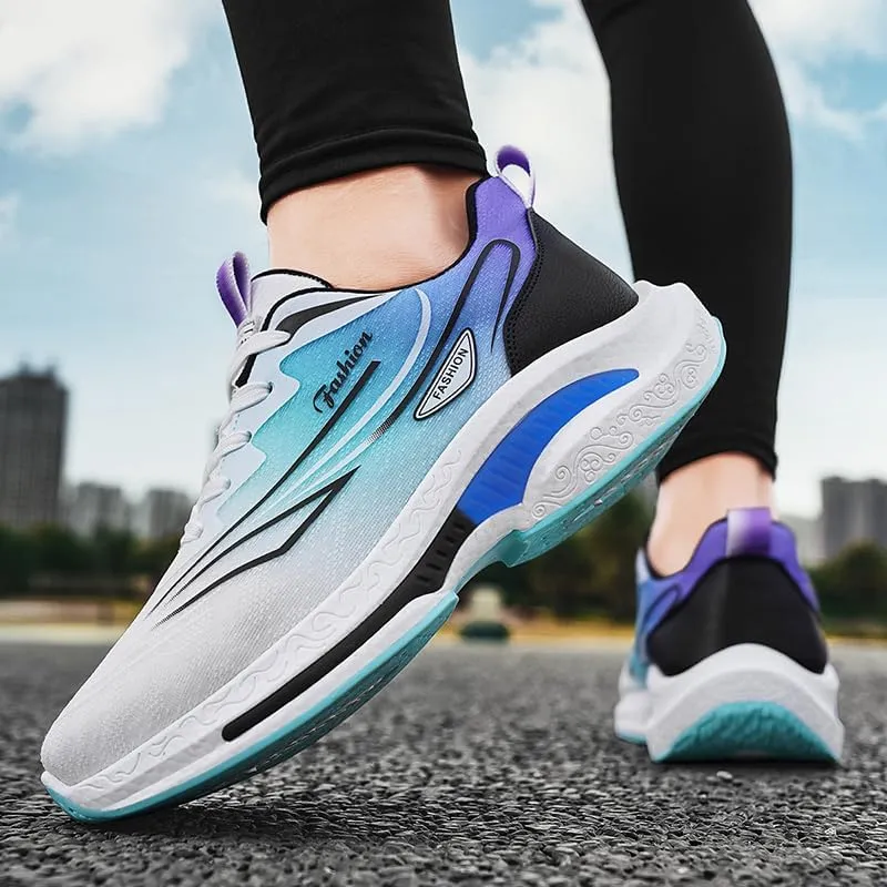 Men's Running Shoes, Non Slip, Breathable, Lightweight Fashion Sneakers, Slip Resistant Athletic Sports Walking Gym Work Shoes