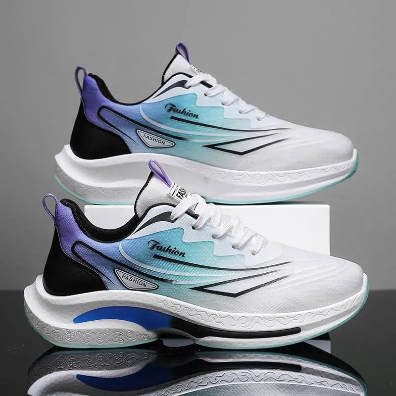 Men's Running Shoes, Non Slip, Breathable, Lightweight Fashion Sneakers, Slip Resistant Athletic Sports Walking Gym Work Shoes