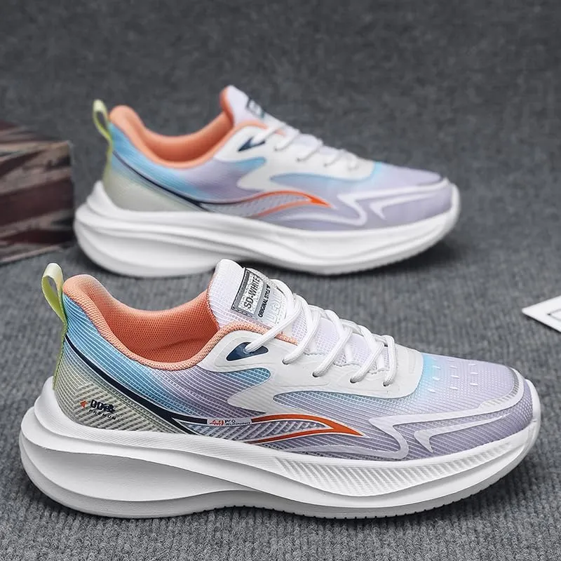 Men's Running Shoes, Non Slip, Breathable, Lightweight Fashion Sneakers, Slip Resistant Athletic Sports Walking Gym Work Shoes