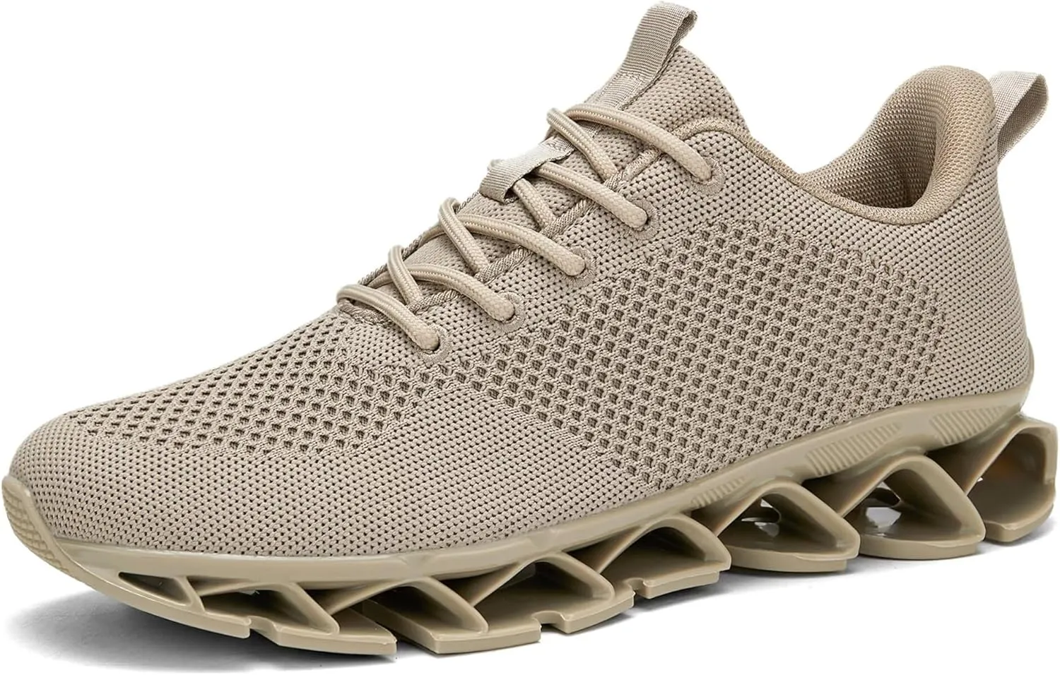 Mens Walking Shoes Blade Non Slip Fashion Sneakers Breathable Mesh Soft Sole Casual Athletic Running Sport Shoes