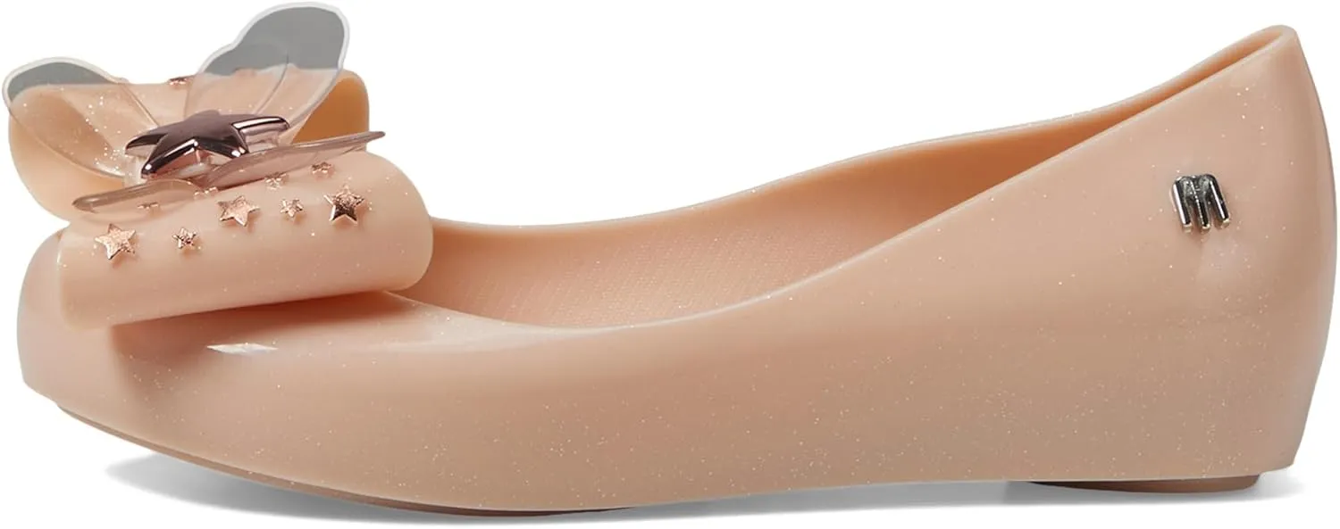 mini melissa Girl's Ultragirl Star Ii (Little Big Kid) Ballet Flat