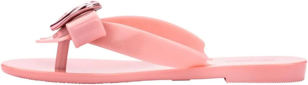 mini melissa Harmonic Collection Girls Flip Flops - Kids Slip On Sandals, Jelly Shoes