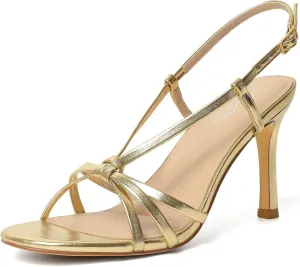 Mostrin Heels For Women Sexy Strappy Heels Comfortable Ankle Strap Heel Open Toe Stiletto High Heeled Sandals For Party,Night Out,Daily