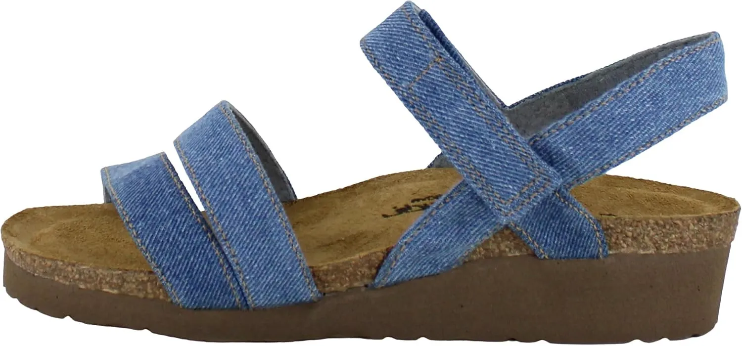 NAOT Kayla Women’s Sandals - Supportive 3-Strap Design with Backstrap, Cork & Latex Footbed - Arch Support - Travel-Friendly Comfortable Walking Sandals for All-Day Wear