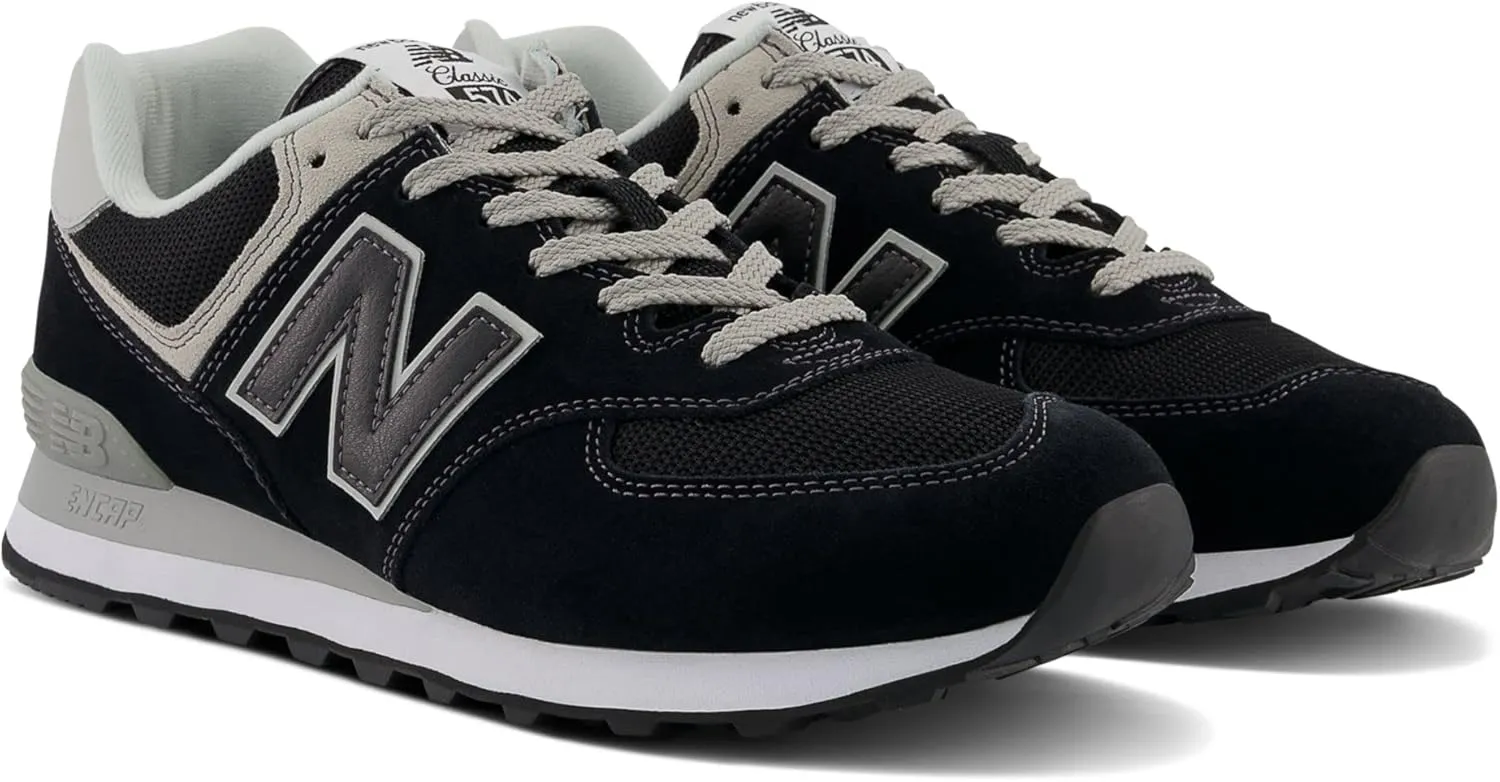 New Balance Men's Iconic 574 Sneaker, Grey, 8 D US